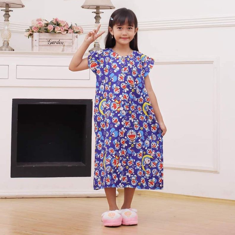 PIYAMA ANAK PEREMPUAN USIA 6 -11 TAHUN DRES ANAK TERMURAH | DRES KARAKTER TERMURAH