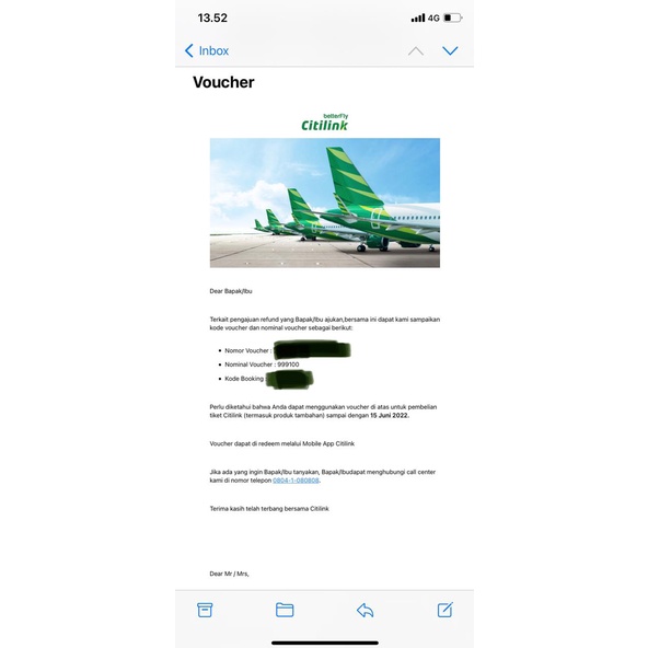 Voucher Citilink Murah