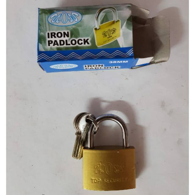 GEMBOK PINTU / IRON PADLOCK 38mm WOW