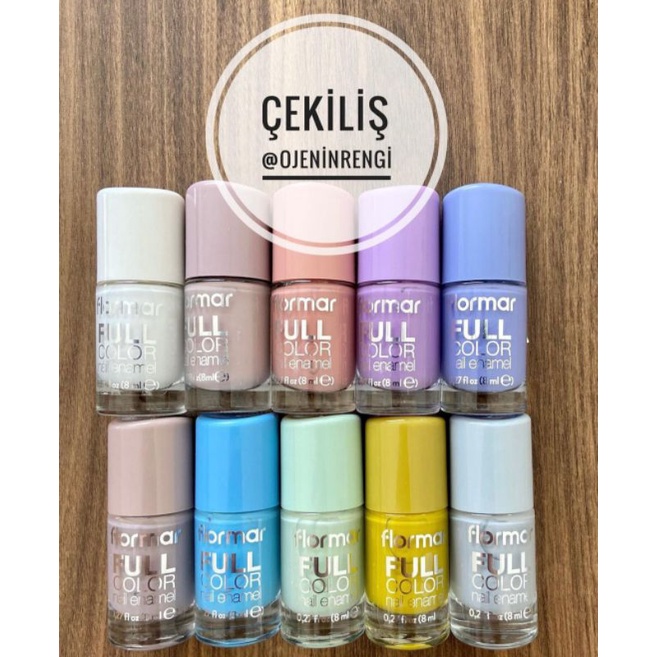 Readi Flormar kutek halal Full color nail enamel / FC01/FC72/FC04/FC14/FC16/FC05/FC49/FC23/FC22/FC28