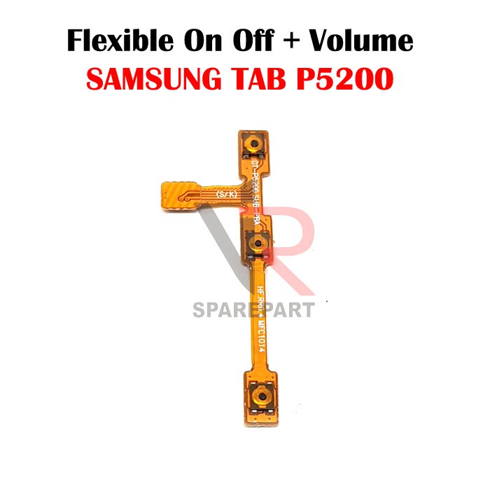 FLEXIBLE ON OFF SAMSUNG TAB 3 10.1 / P5200 ON OFF + VOLUME