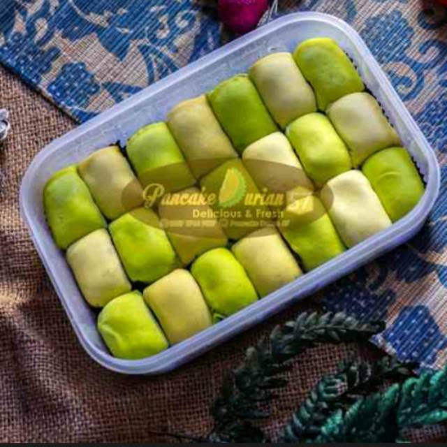 

Pancake durian isi 21 ori pandan