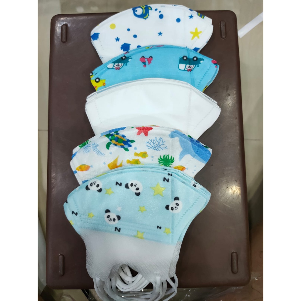 Masker Duckbill Anak 3ply Motif isi 25PCS