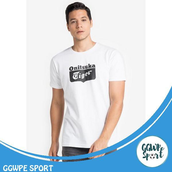 Kaos Distro Premium Tulisan Onitsuka Tiger Baju Distro Pendek Katun Combed 30S Kualitas Terbaik