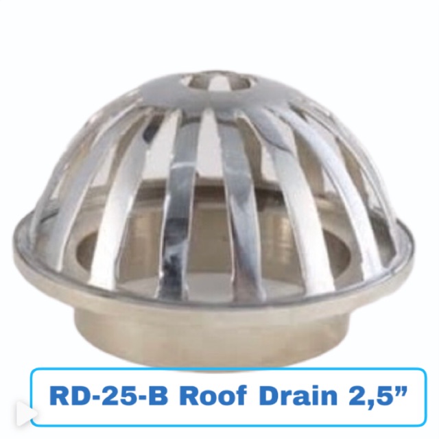 RD-25-B Saringan Talang Air / Roof Drain Kuningan 2,5“ inch