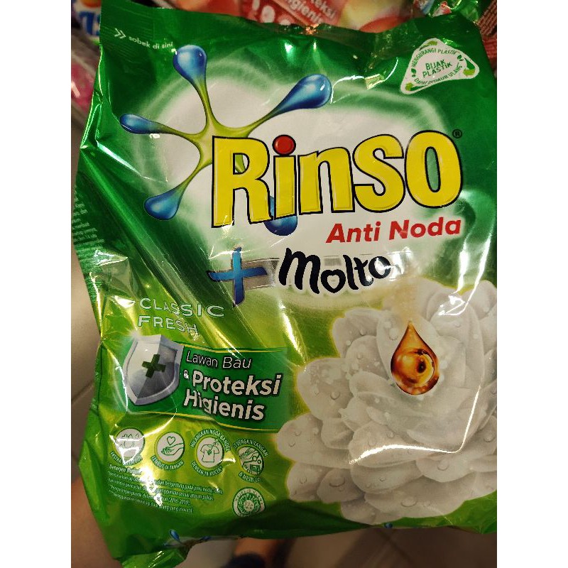 

Rinso anti noda + molto classic fresh 770gr