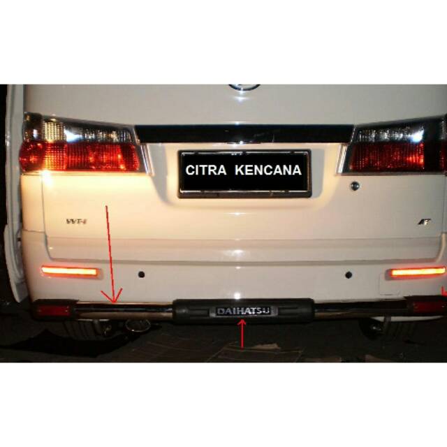 KHUSUS GOJEK TANDUK BELAKANG LUXIO BEMPER BELAKANG LUXIO PENGAMAN BELAKANG LUXIO