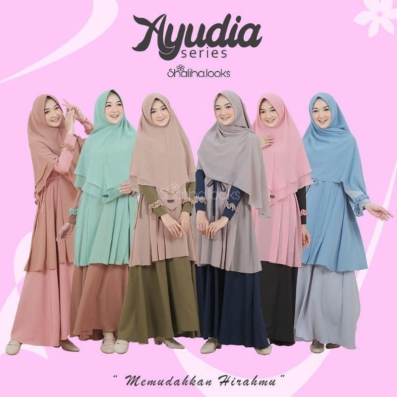 [SHALIHA.LOOKS] Ayudia Series by Shaliha.looks | Gamis murah | gamis premium | gamis original