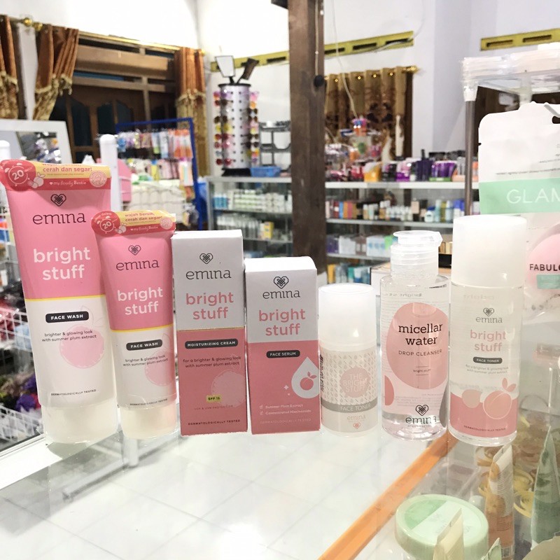 Emina Bright Stuff / emina serum / emina moisturizer / emina face wash / emina toner / eminamicellar