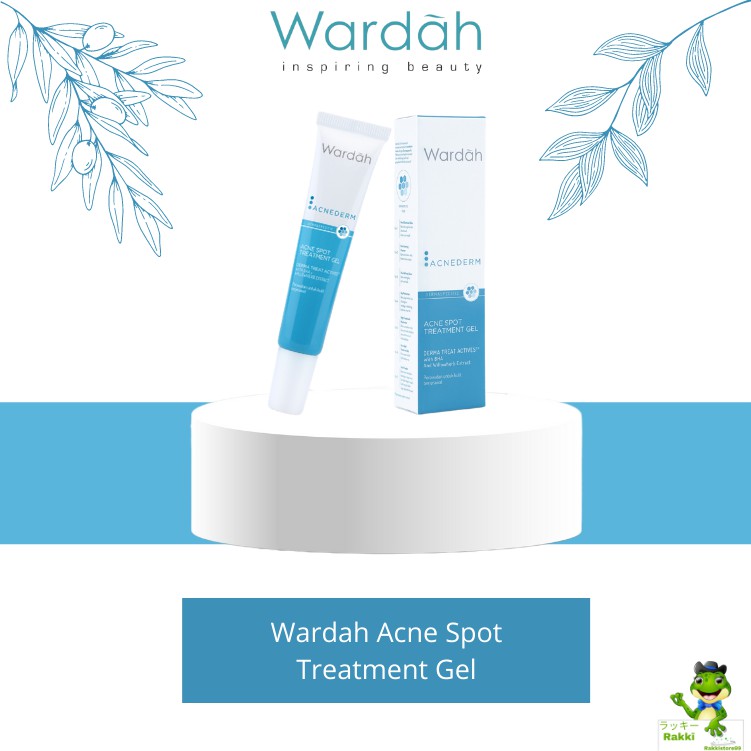 ❣️Rakkistore99❣️Wardah Acnederm Acne Spot Treatment Gel 15ml (ACNEDERM SPOTGEL)  (100% Original)