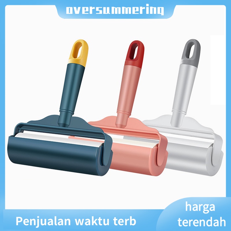 Stiker rol besar Lint Roll Sticky Roll Pembersih Bulu Kucing Debu Dibaju / Pakaian Roller Dust Remover