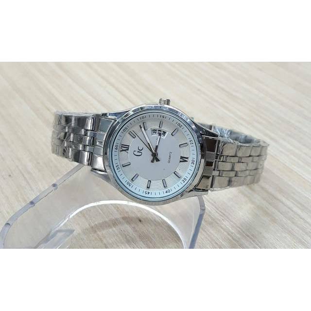 Jam Tangan Guess Collection/Gc Date Kw Super Silver Wanita