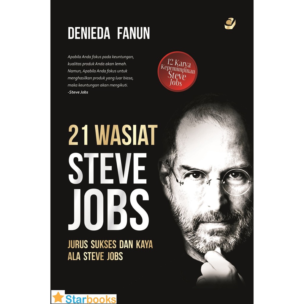 New Buku 21 Wasiat Steve Jobs Jurus Sukses Dan Kaya Ala Steve