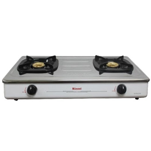 Rinnai kompor gas 2 tungku SNI RI 602E (W) white/ kompor rinnai putih