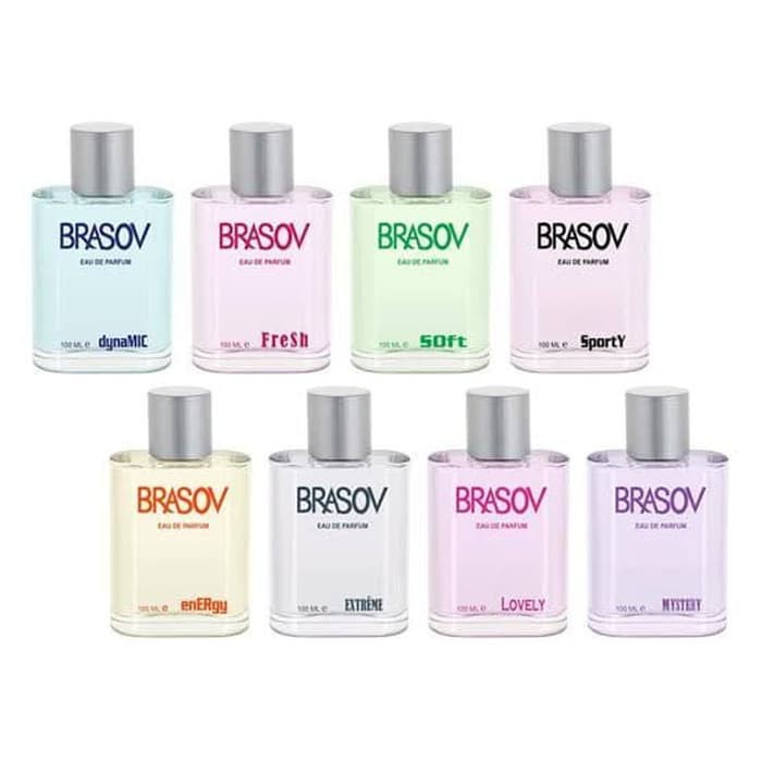 BRASOV (BPOM) Eau De Parfum 100ml Original Halal EDP brasov besar minyak wangi tubuh (VH)