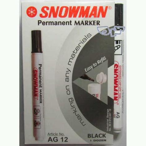 

] spidol snowman AG/permanent
