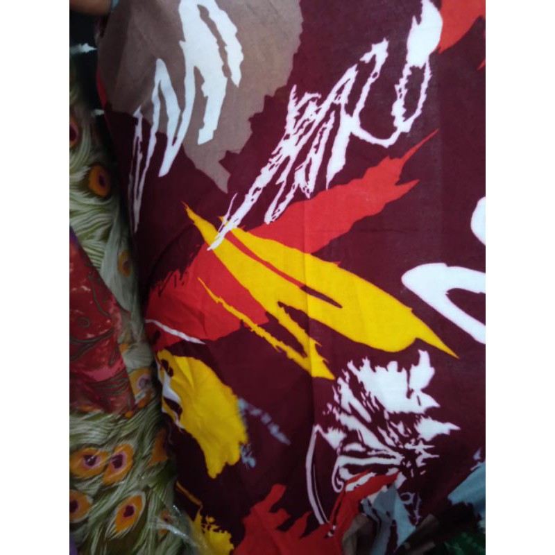 kain rayon viscouse motif corak warna