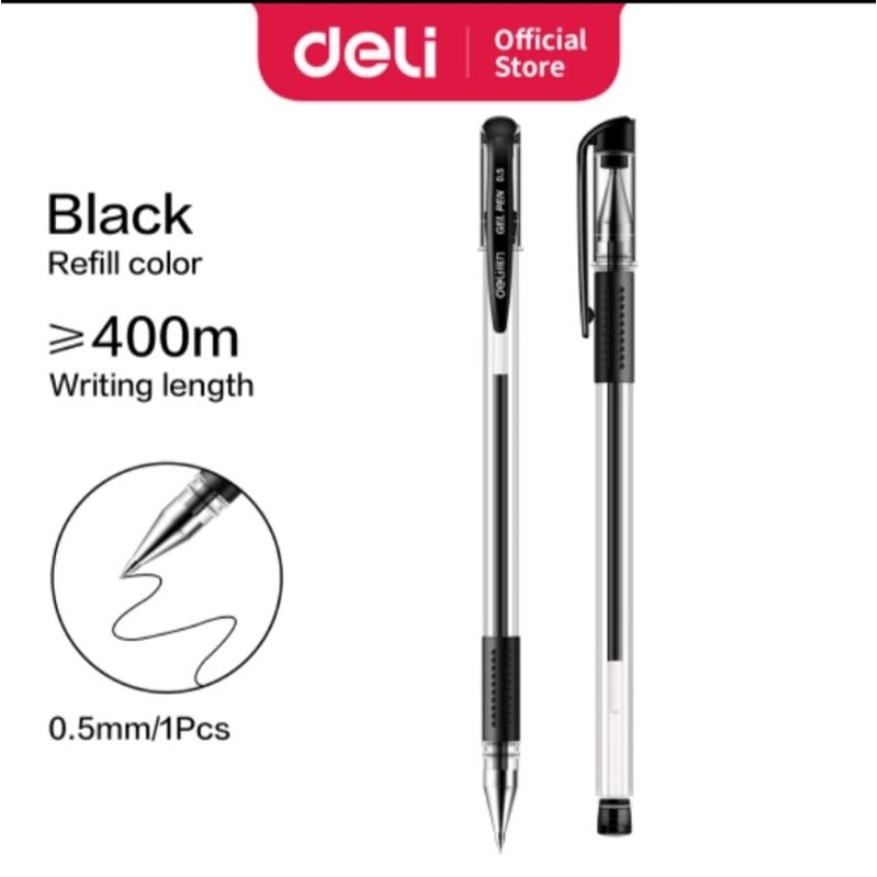 

Pulpen Gel Deli 2 Pcs