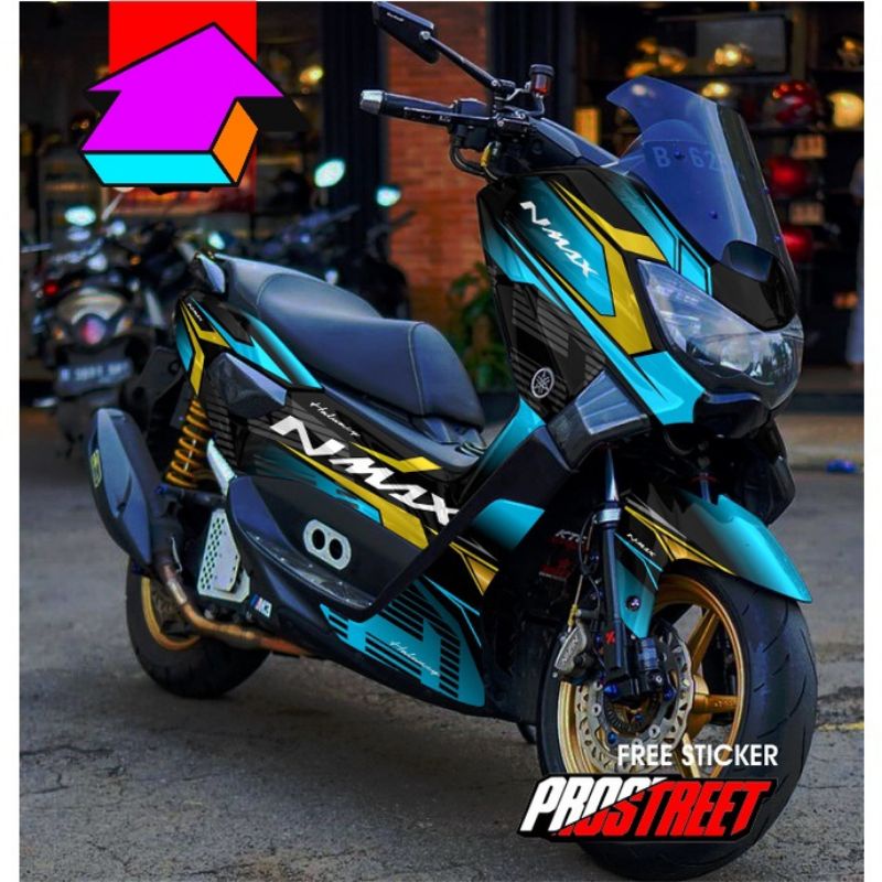 Sticker decal vareasi motor yamaha nmax lama tahun 2018 full body