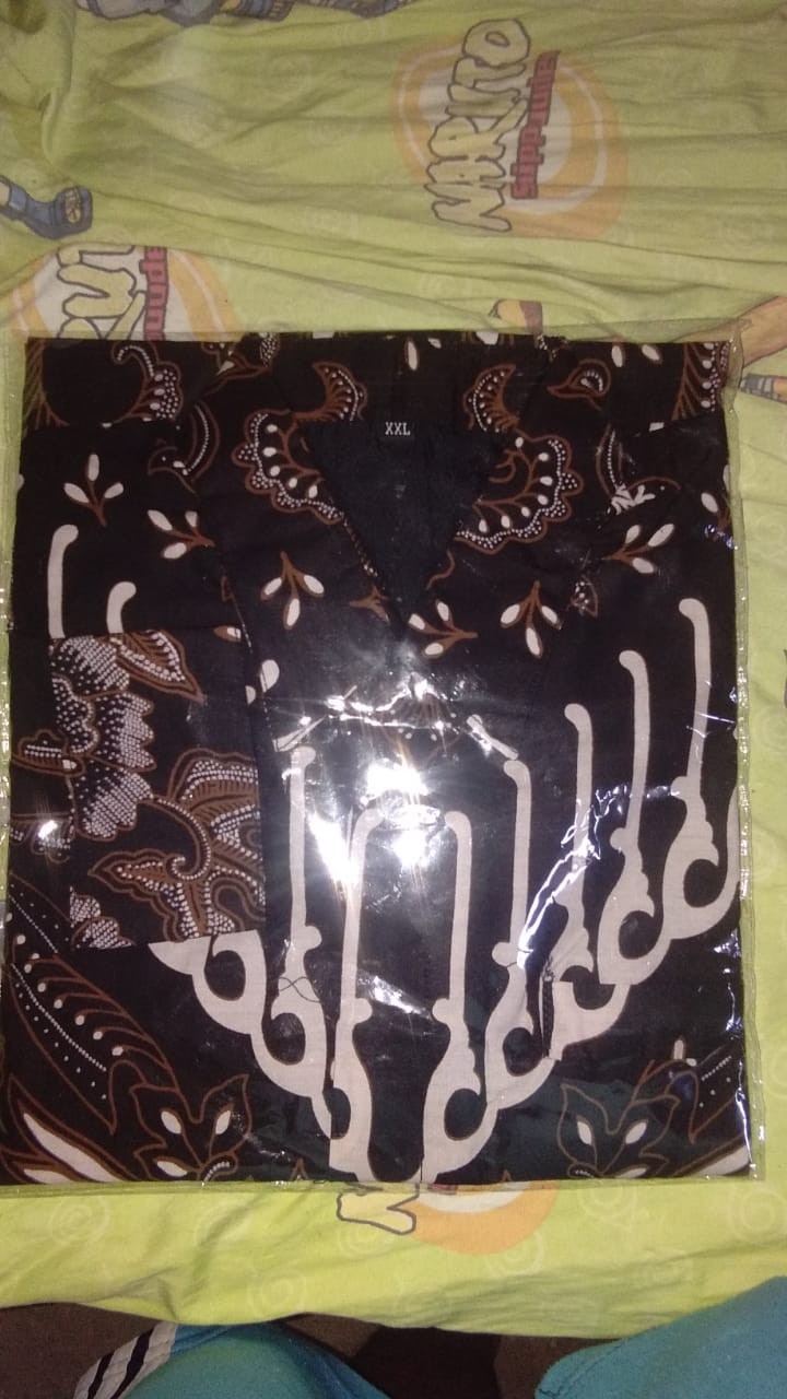 Parang Cendono Sogan Kemeja Batik Pria Slimfit Katun Primisima Full Furing