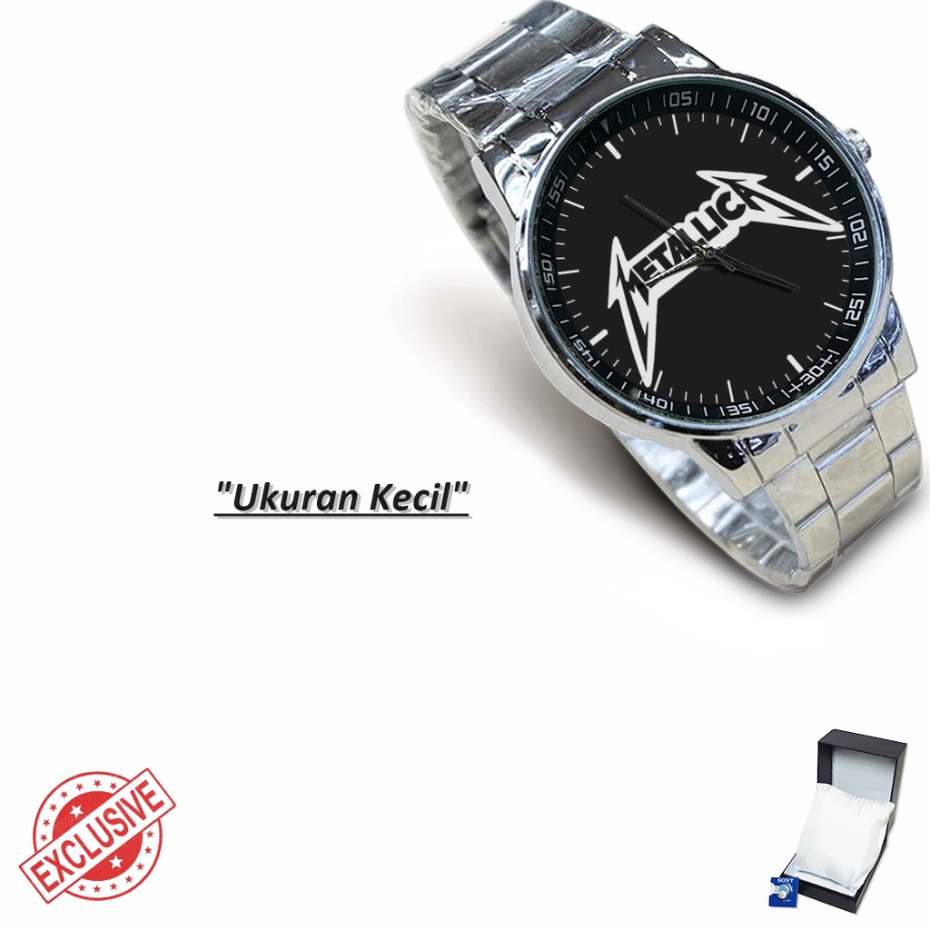 Jam Tangan Rantai Couple METALLICA (Nice)