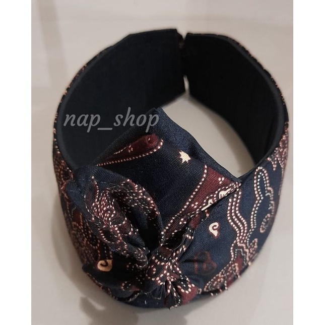 Iket udeng totopong sunda motif batik model terbuka bisa COD