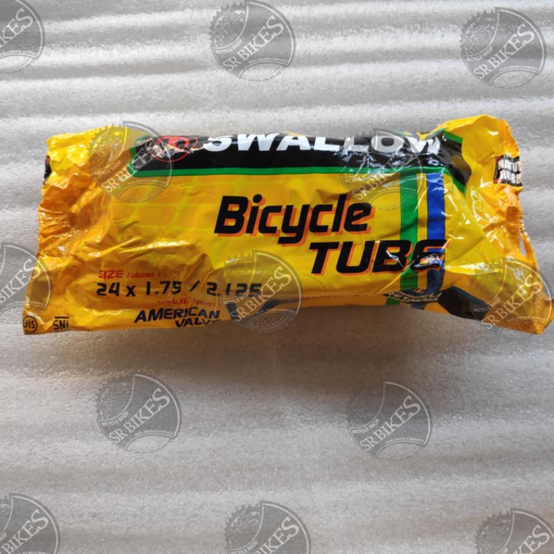 Ban Dalam 24 x 1.75 / 2.125 Sepeda Mini MTB. PENTIL MOTOR AV. SWALLOW