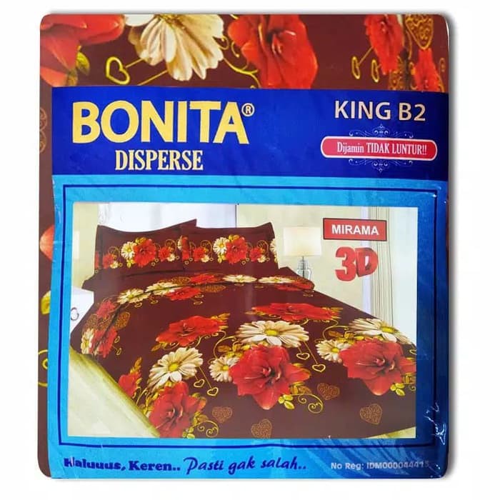 Sprei Bed Cover Bonita Disperse King B2 Shopee Indonesia