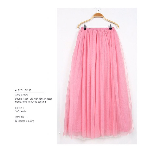 Rok Tutu 2 Lapis Tile Lemes Tutu Skirt 2 Layer Shopee Indonesia