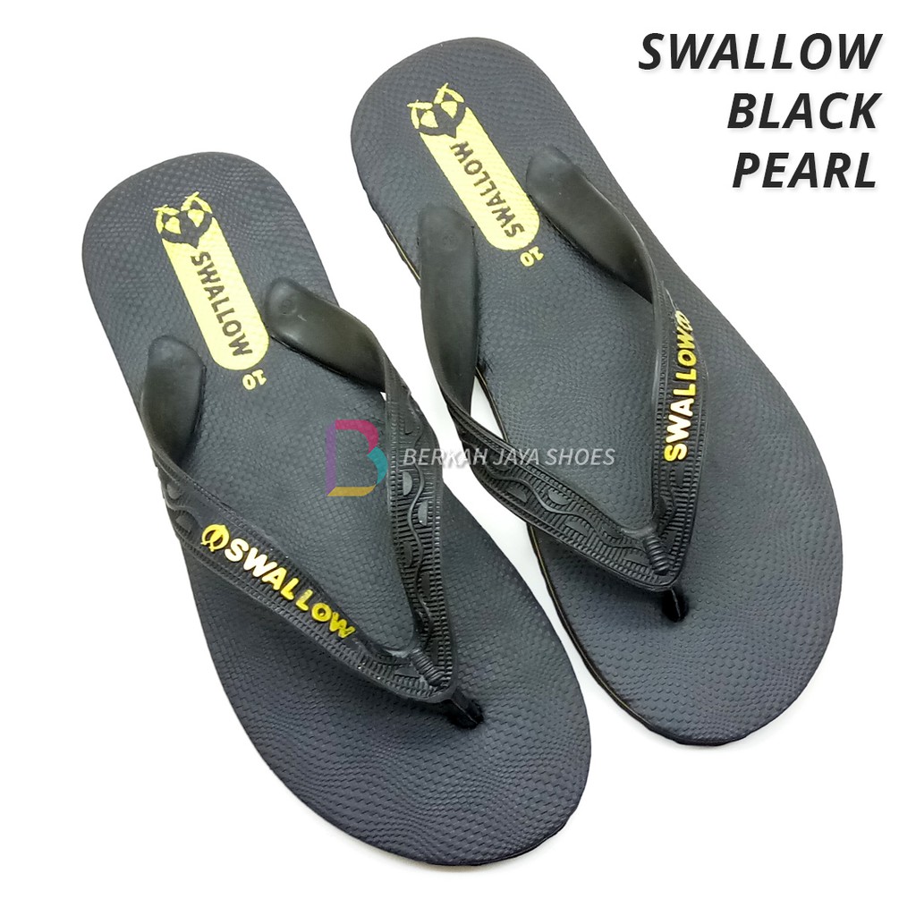 Sandal Jepit Swallow - Sandal Jepit Swallow Hitam (Black Pearl)
