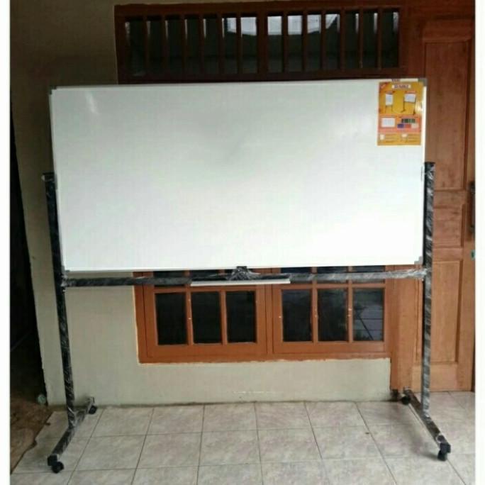 

Daiki White Board Magnet Single Face Stand 90 x 180 cm/Papan Tulis.