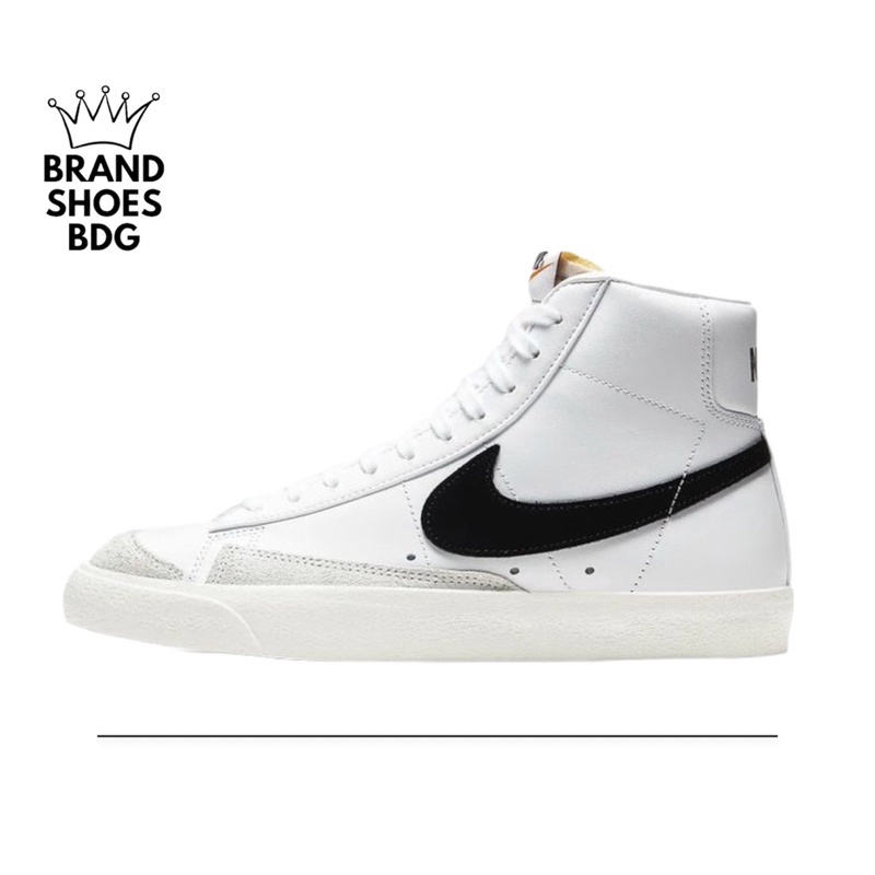 Nike Blazer Mid 77 Vintage - Original BNIB Free Kaos kaki NIKE BLAZER 77 VINTAGE WHITE BLACK 100% OR