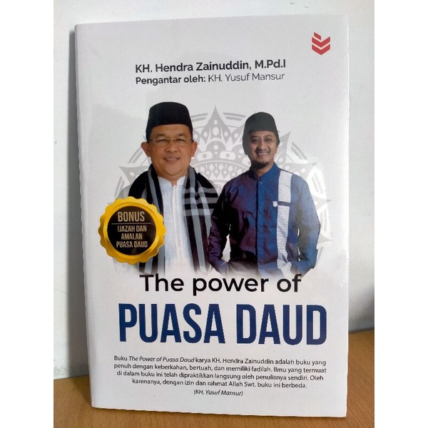 The Power Of Puasa Daud (Bonus Ijazah dan Amalan Puasa Daud) - KH. Hendra Zainuddin