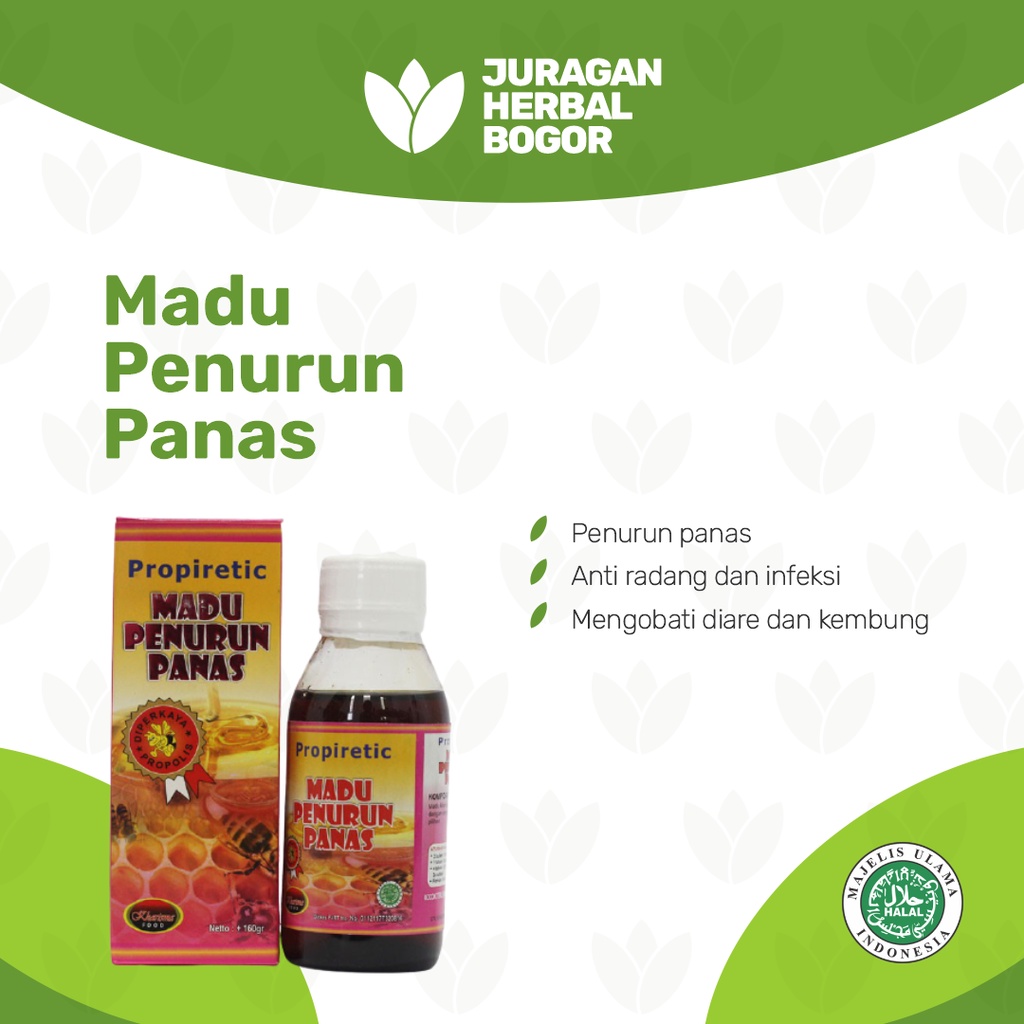 

Madu Penurun Panas 160gr