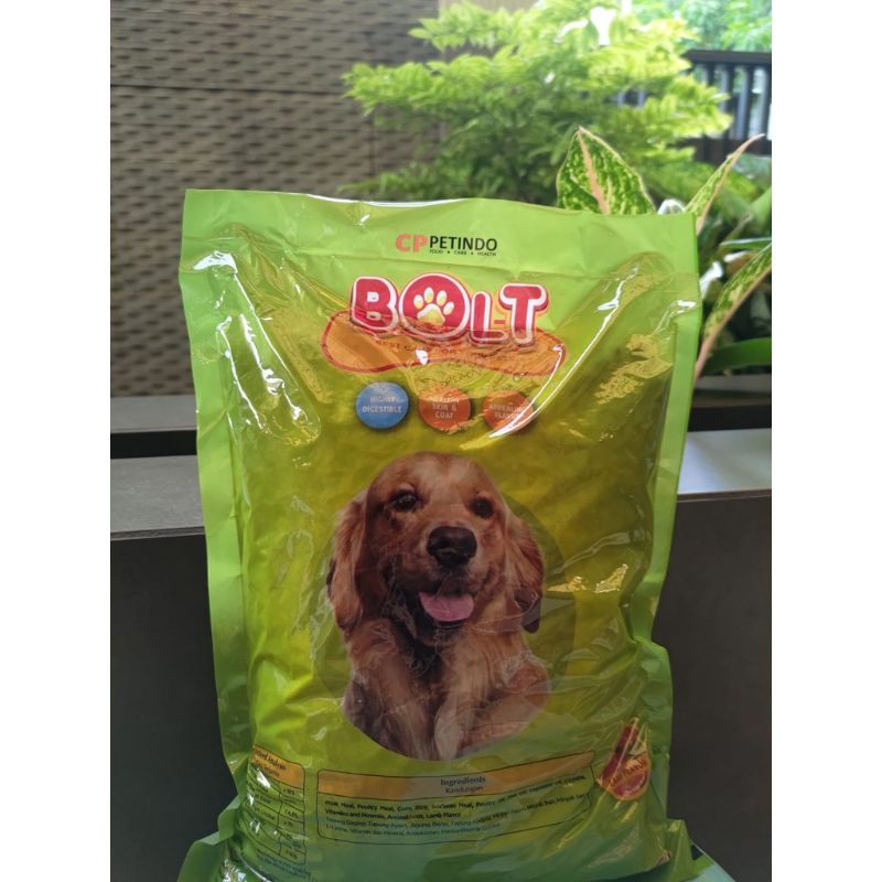 Bolt dong lamb repack 1kg makanan anjing bolt dog lamb