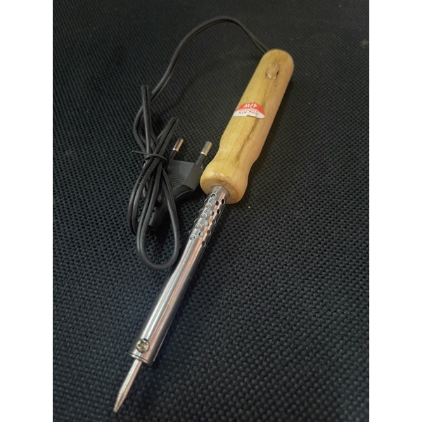 Solder kayu ATN 40 watt. kabel tembaga. besi solder listrik