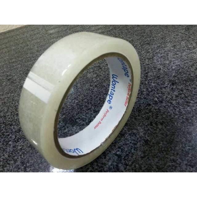 

Selotip selotape Wontape 2 cm bening kuat merekat