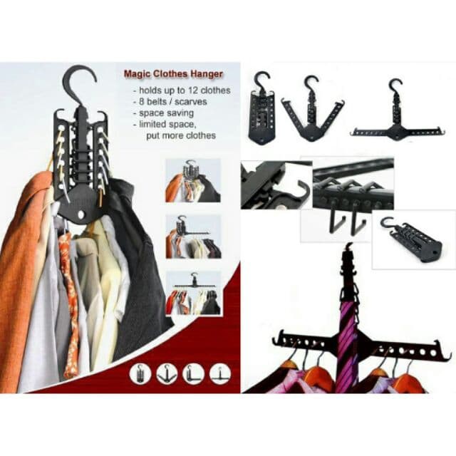 Magic Hanger Gantungan Baju Organizer As seen on TV Jemuran 13 Lobang