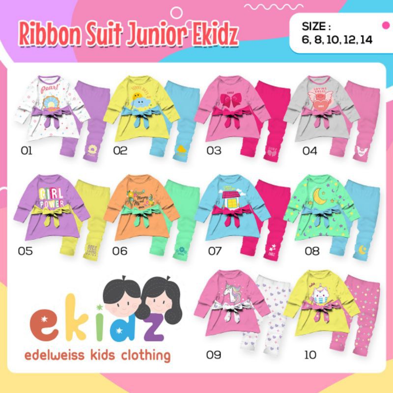 Set Ribbon Suit  Ekidz Size 2 - 10T