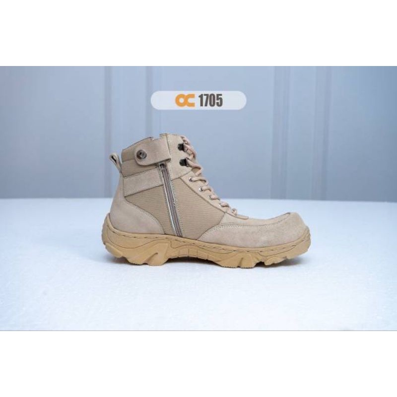 SEPATU BOOT KULIT MODEL DELTA OC-1705