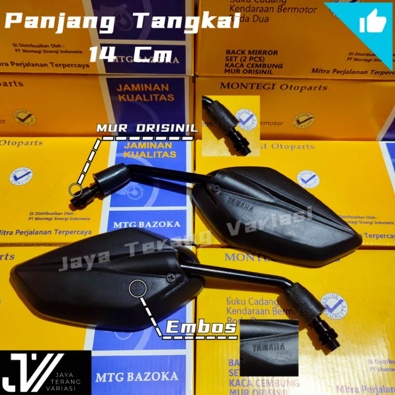 SPION YAMAHA JUPITER NMAX STANDART | ORI MONTEGI KACA ORIGINAL