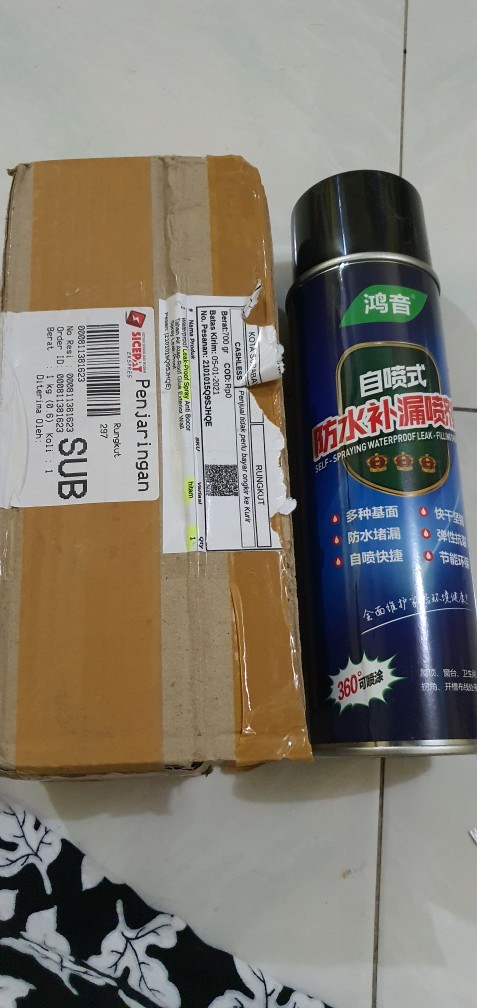 Waterproof Leak-proof Spray Anti Bocor Tahan Air Atap-roof Glue Exterior Wall Spray Leak-proof