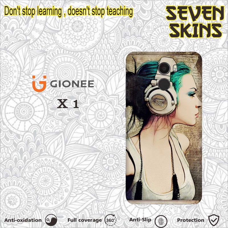 SKIN HANDPHONE DAPAT 2 PCS  GIONEE X1 MUSIC