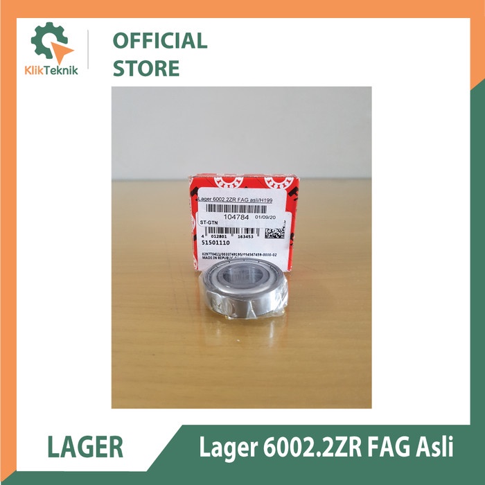 Laher 6002.2ZR FAG Asli