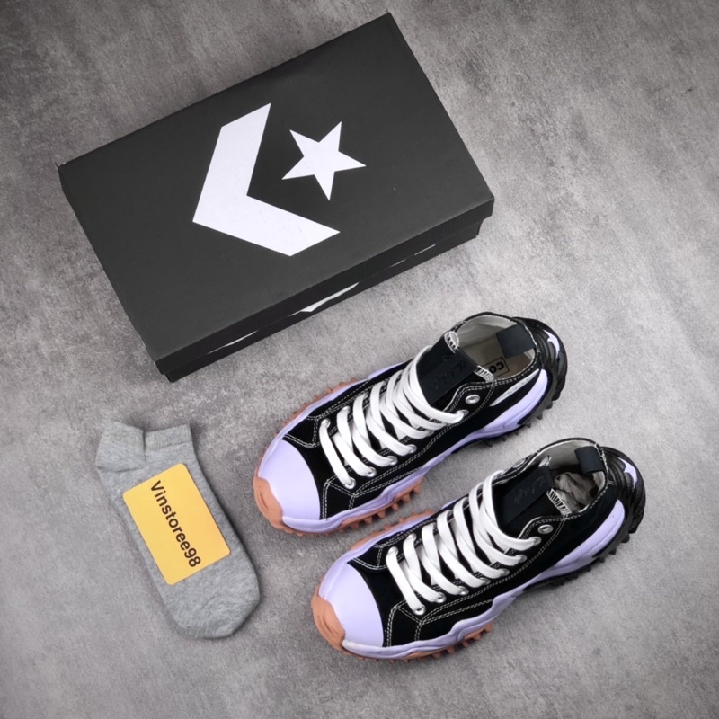 SEPATU SNEAKERS WANITA CONVERSE RUN STAR MOTION HI BLACK WHITE GUM RUM STR HIKE JW ANDERSON SNEAKERS WANITA PREMIUM IMPORT-1