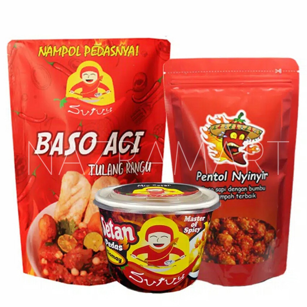 

BASO ACI TULANG RANGU DAGING SAPI KHAS BANDUNG / PENTOL PEDAS / MIE SETAN SUTUYSNACK