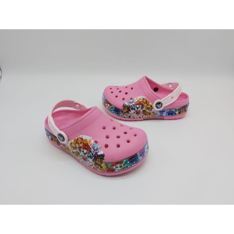 Sandal Crocs anak Lampu Paw Patrol / sandal crocs anak anal