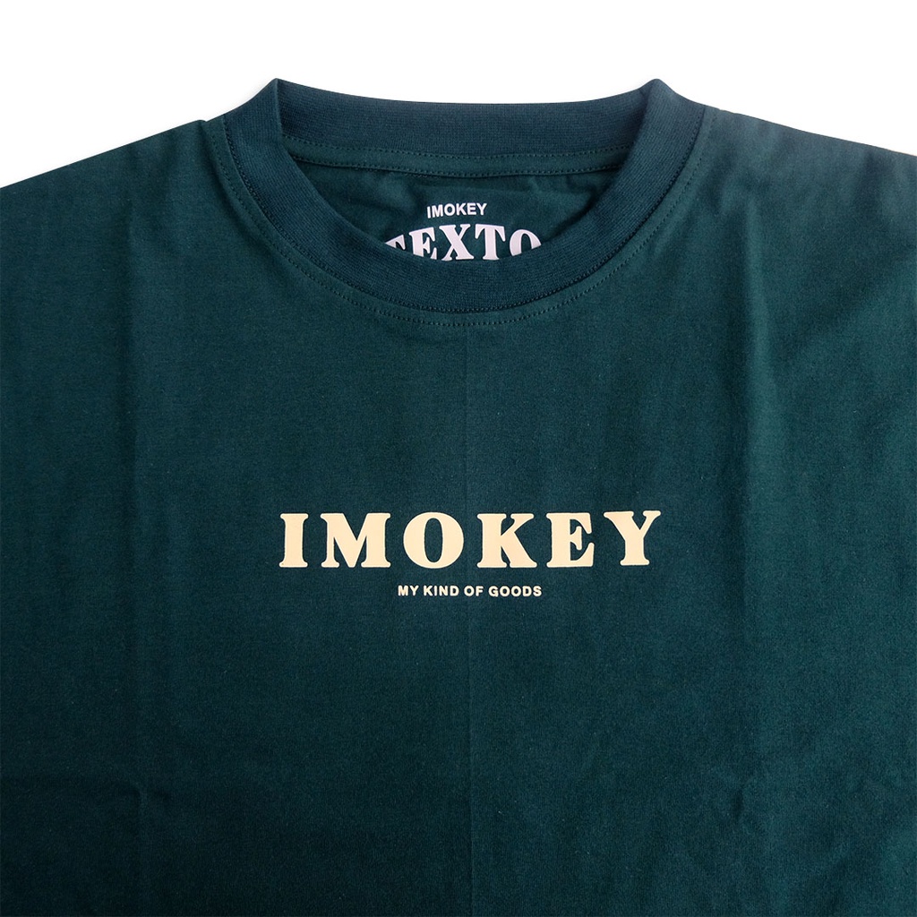 Imokey Texto Shirt - Kaos Oversize Pria / Wanita