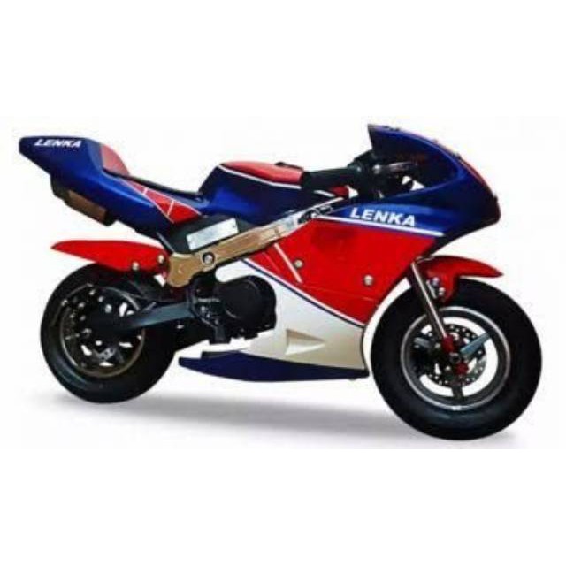 Promo murah      PROMO SPESIAL HARI RAYA   Motor mini gp  lenka std 50cc