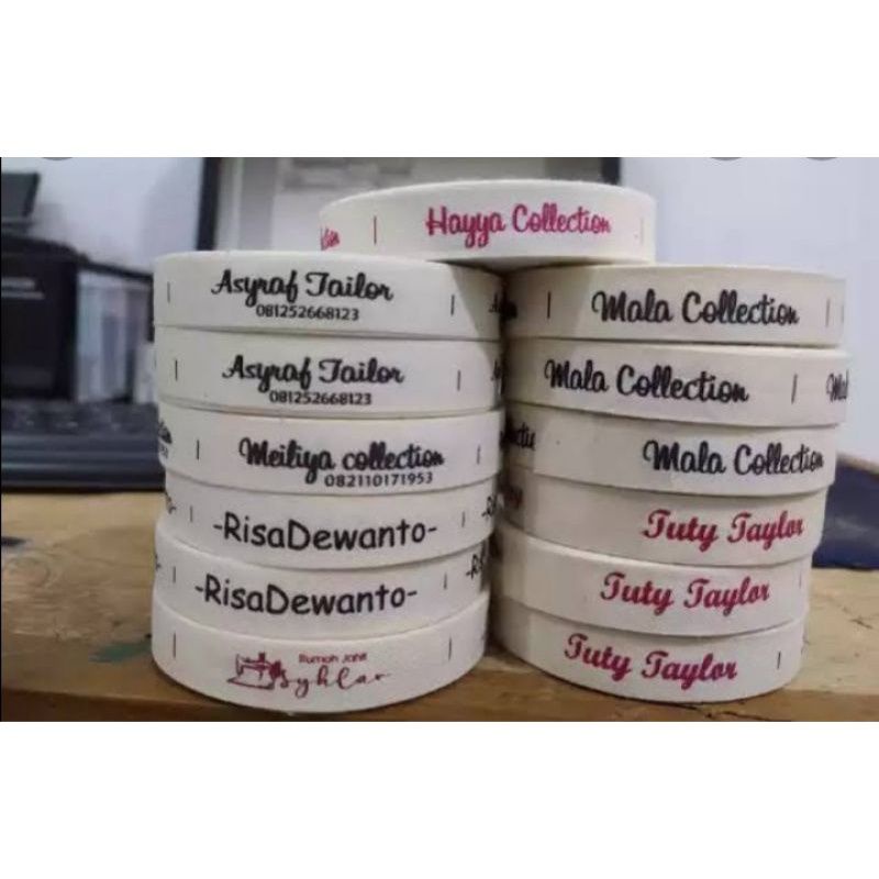 

label hijab label baju label mukena label masker 1 roll 200pcs